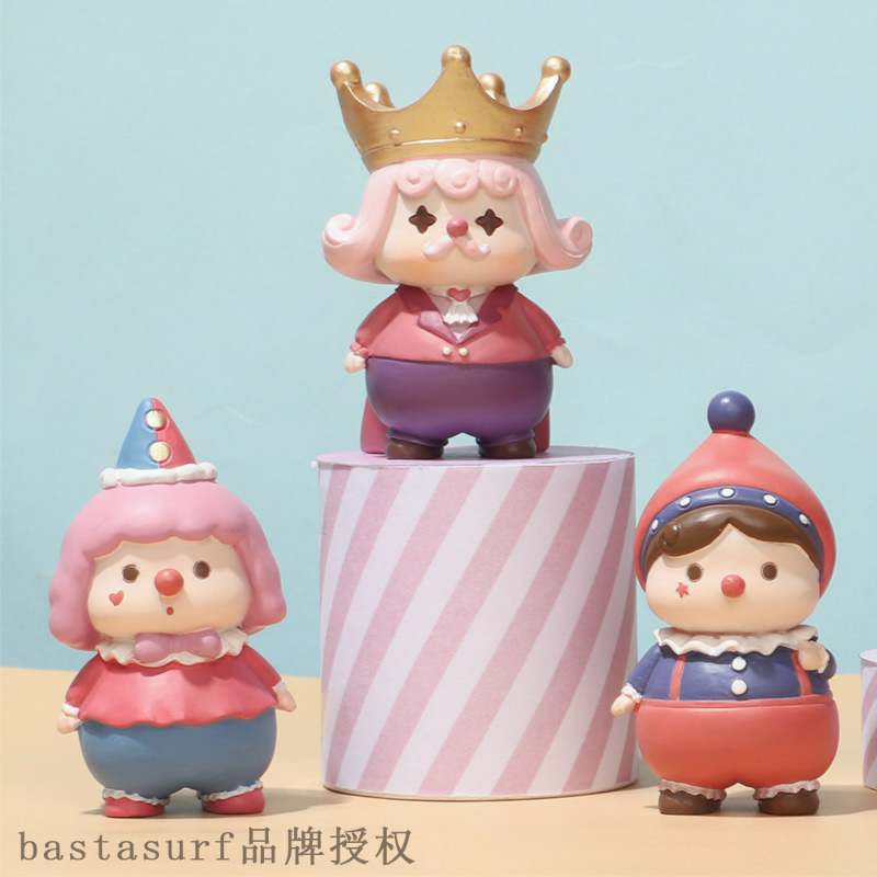 Creative blind box handhase doll ornaments resin crXaftd map - 图1