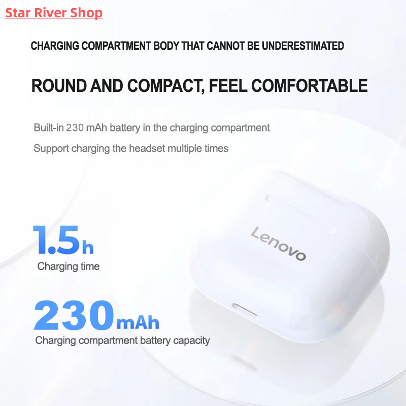 推荐NEW Original Lenovo LP40 TWS Wireless Earphone Bluetooth - 图2