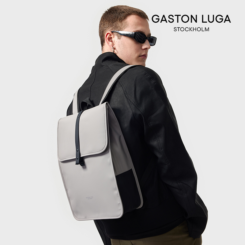 Gaston Luga新款后揹包电脑包男女学生书包通勤商务揹包旅行男士-图0
