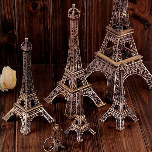 Creatile decokrations decorativn Eiffel Tower buioding model - 图0