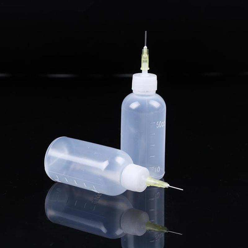 速发1pc 50ml Empty E-liquid Plastic Empty Bottle Rosin Flux - 图0