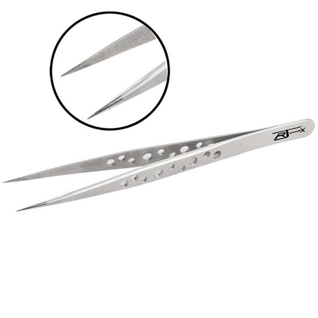 速发RJX Straight /45° Curved Stainless Steel Pincer Tweezer - 图1