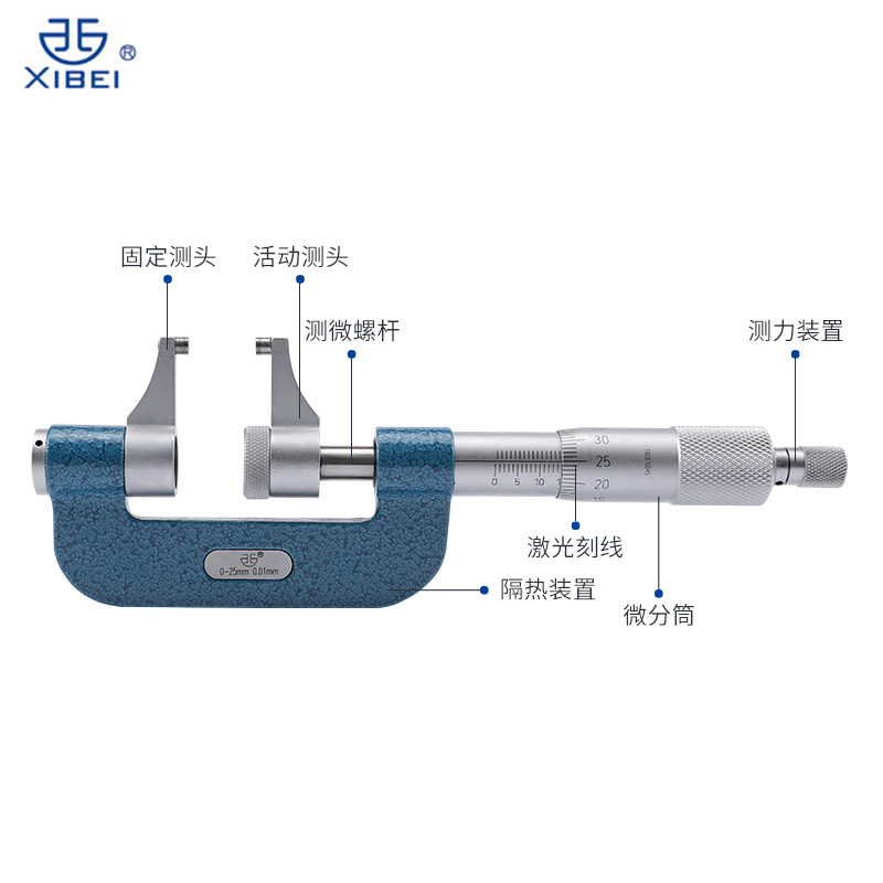 青海量具卡爪型外径千分尺高精度工业级数显测厚仪配件固定座 - 图2