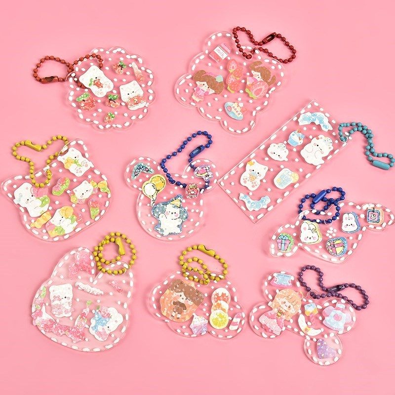 咕卡套装贴纸女孩儿童可爱玩具咕盘卡材料包做手账工具奶油胶diy,淘宝优惠券,粉丝福利购,淘宝优惠卷