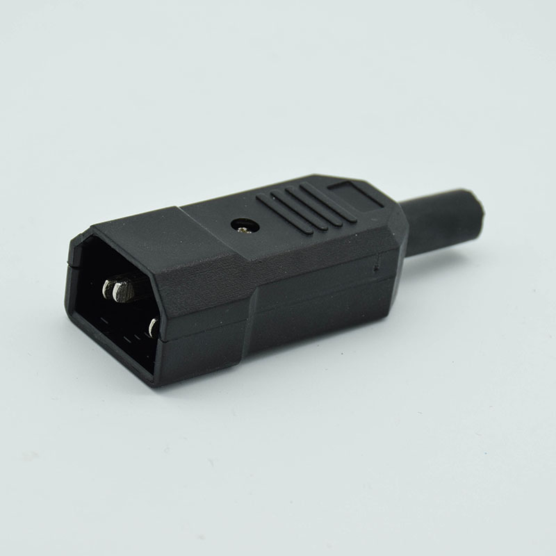 新品IEC Straight Cable Plug Connector C13 C14  10A 250V Blac - 图2