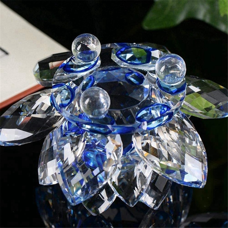 ystal Flnwer Oroameots Crystal LoHtus Interinr Decorati - 图1