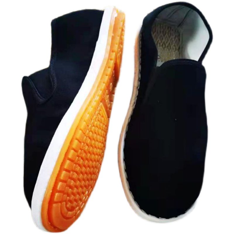 2023年春款黑色布鞋台州西山牛筋软底防臭男女懒人透气帆布工作鞋,淘宝优惠券,粉丝福利购,淘宝优惠卷