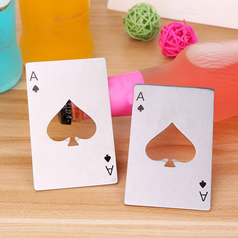 网红Spade A Card Bottle Opener Creative Playing Card Shape S - 图3