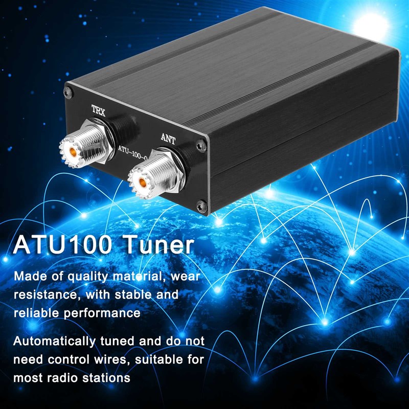 极速ATU100 Tuner 1.8-30Mhz Automatic Shortwave Antenna Tuner - 图1