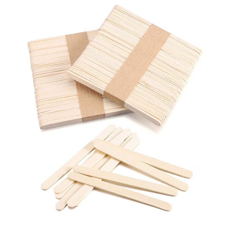 推荐50-150 Pcs Ice Cream Popsicle Sticks Wooden Stirring Sti - 图0