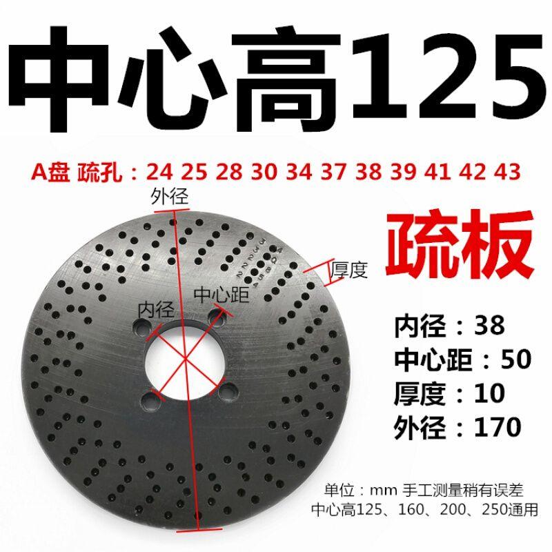 现货速发厂销促分度头配件分度盘分度板m100mm125mm160mm 铁皮塑 - 图1