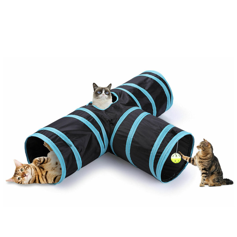 网红Pet Toys 3/4/5-way Pet Ringing Paper Runway Rolling Grou-图3