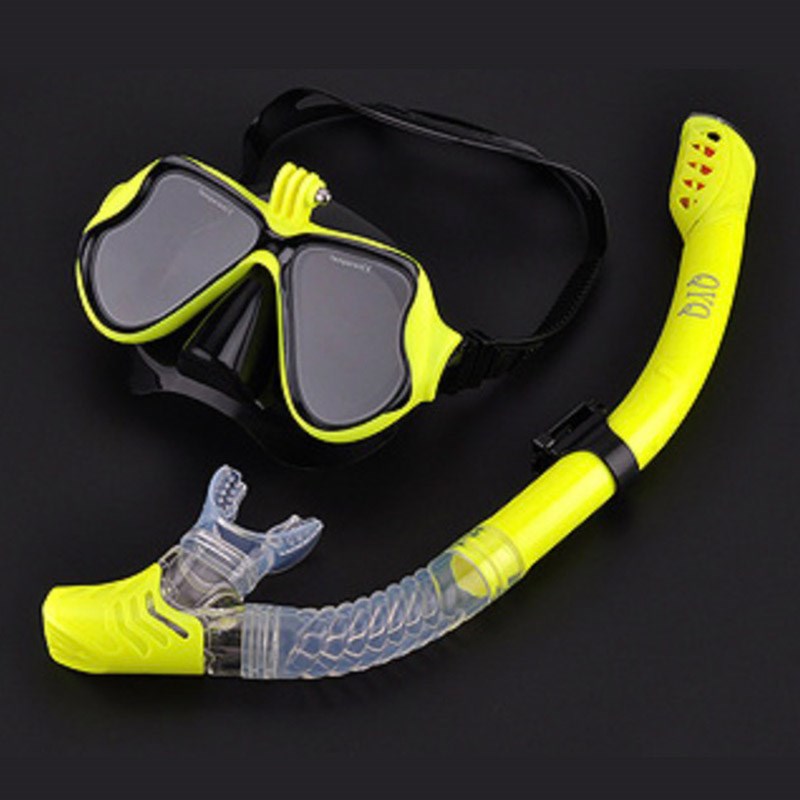 Snorkeling Snorkel Tube Set Diving Anti-Fog Swimming Divin-图1