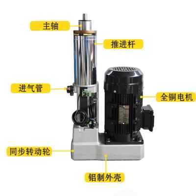 3P74气动钻孔动力头自动进给钻床攻牙打孔动力头配多轴器可定制