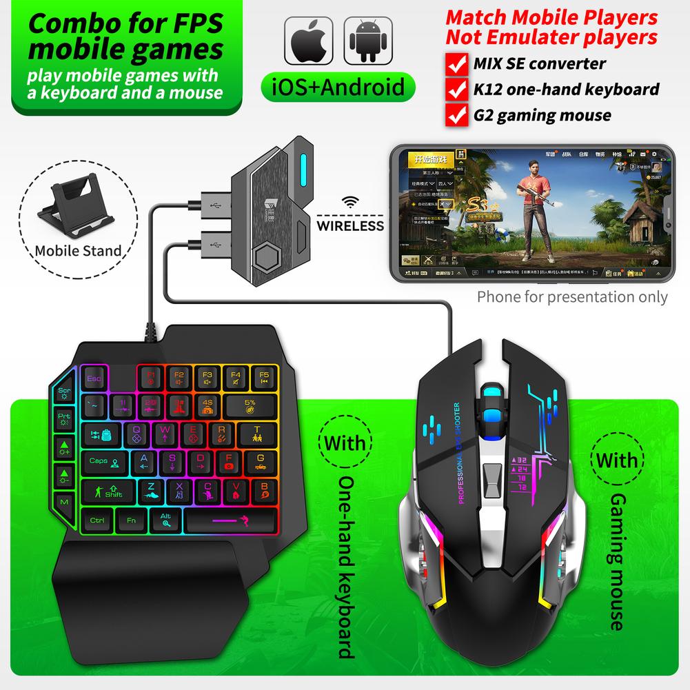 bile PUBG Geming Keyboard MouCa sombo Set /R Single Conve - 图2