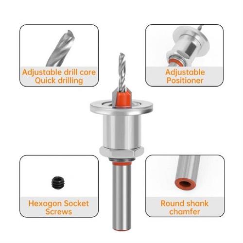 速发8mm Shank Router Bit HSS Countersink Woodworking Router - 图1