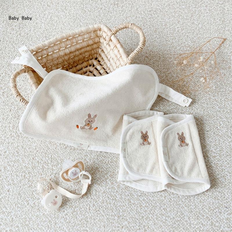 s81A Newborn InfantQ Teethina SoftF Cotton Pgd Baby Waist St - 图3