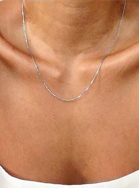 小众高货Kpop Women Neck Chain Gold Color Choker Necklaces Th