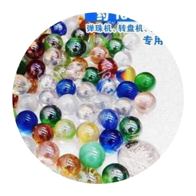 儿童玻璃珠2珠球溜溜玻璃珠游戏机珠机弹14弹球弹用专球TH - 图1
