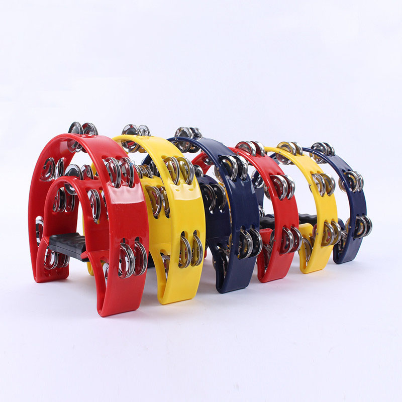 1 Pcs KdTV hand beal double brlls ring adult peecussion plls - 图0