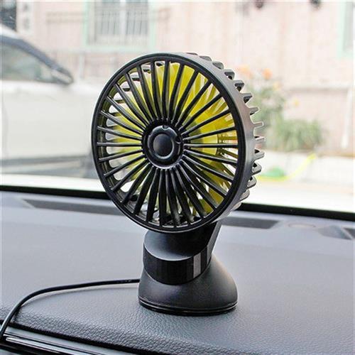 Universal Suction Cup Single Head USB Car Fan Three Speed Co - 图0