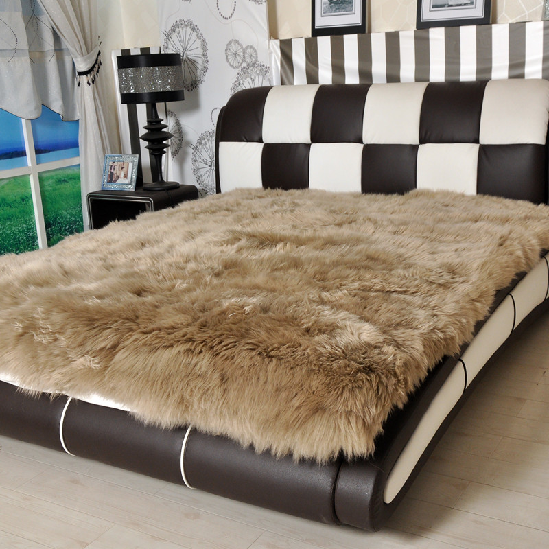 推荐澳洲纯羊毛床垫褥子皮毛一体1.8m加厚保暖毯单双人榻榻米折叠