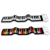 Rainbow Bracelet Piano 49 Key Electronic Qin Children Beginners Soft Folding Girl Portable Preschool Teacher Special