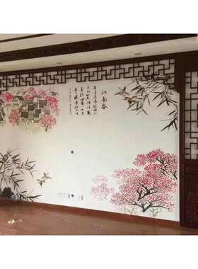 定做仿古门窗实木花格榫卯结构中式木雕屏风隔断竖条花格镂空栅栏