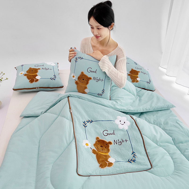 抱枕被子两用全棉靠t枕沙发客厅午睡毯子汽车靠垫夏凉被二,淘宝优惠券,粉丝福利购,淘宝优惠卷