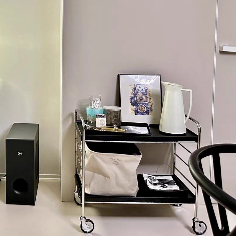 实木沙发边几可移动带轮小推车小户型客厅茶几边桌边柜角几置物架,淘宝优惠券,粉丝福利购,淘宝优惠卷