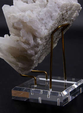 客厅有机玻璃欧式小号水晶底座矿石展示架亚克力底座托水晶柱底托