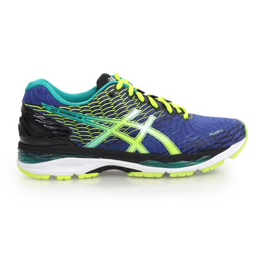 asics nimbus 18 blue