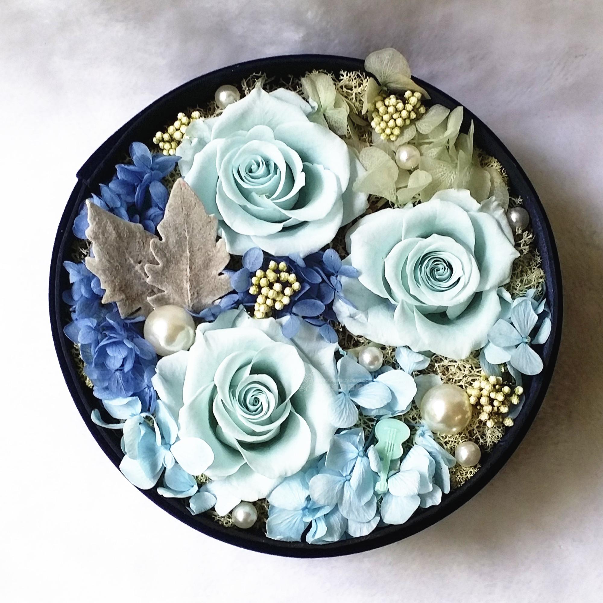 Blue Danube Rose Preserved Flower Preservation Blue Danube Rose Preserved Flower Preservation Bo Flowerbox Courier Valentines Day Gifts In Price On M Alibaba
