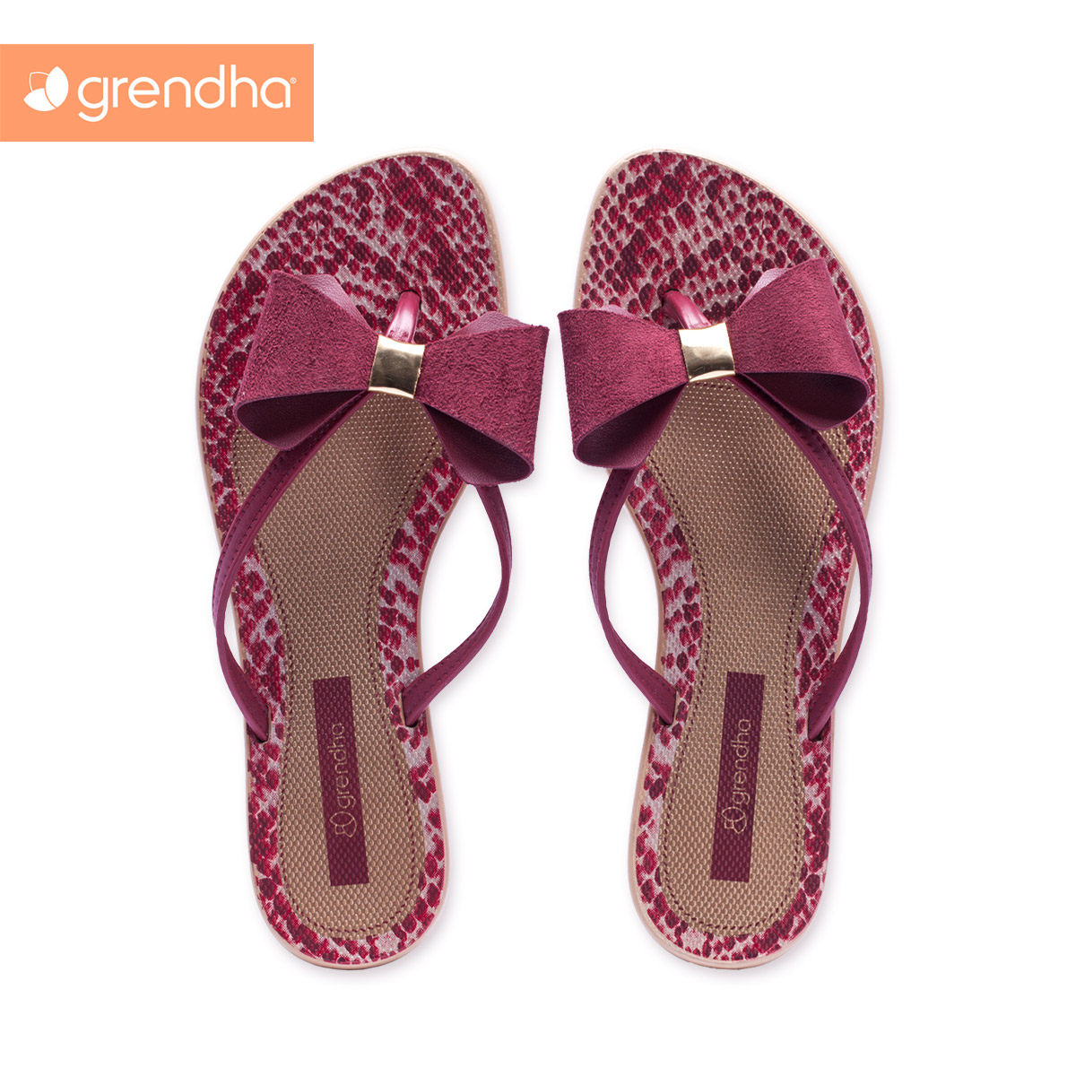 maroon sandals flat