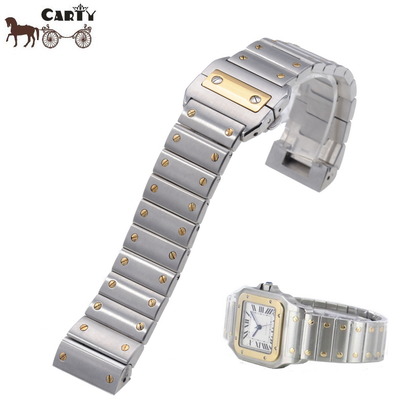 cartier santos 100 steel bracelet