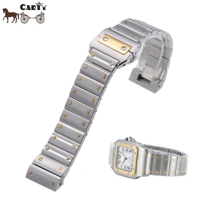 cartier santos 100 metal strap