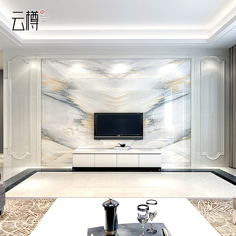 Buy Cloud Bottles Frame Imitation Marble Granite Roman Villa Hotel Clubs Lobby Living Room Background Wall Wainscoting In Cheap Price On Alibaba Com