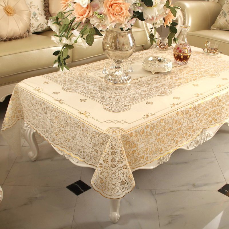 Buy Continental Gilt Coffee Table Rectangular Coffee Table Cloth Tablecloth Pvc Waterproof Disposable Coffee Table Mat Table Cloth Tablecloths Pastoral In Cheap Price On M Alibaba Com