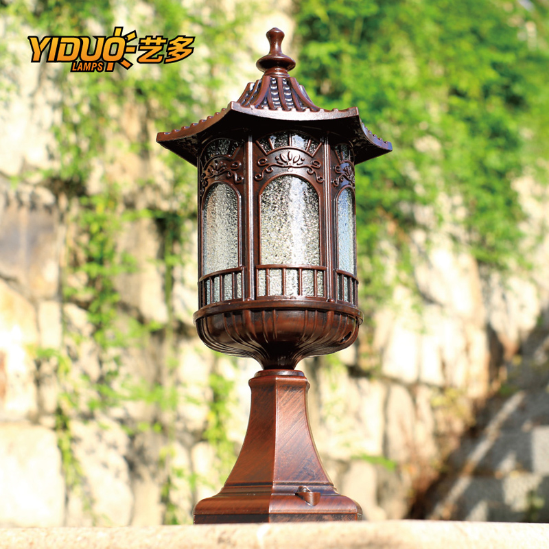 Garden Lamp Post Lamppost Headlights Outdoor Wall