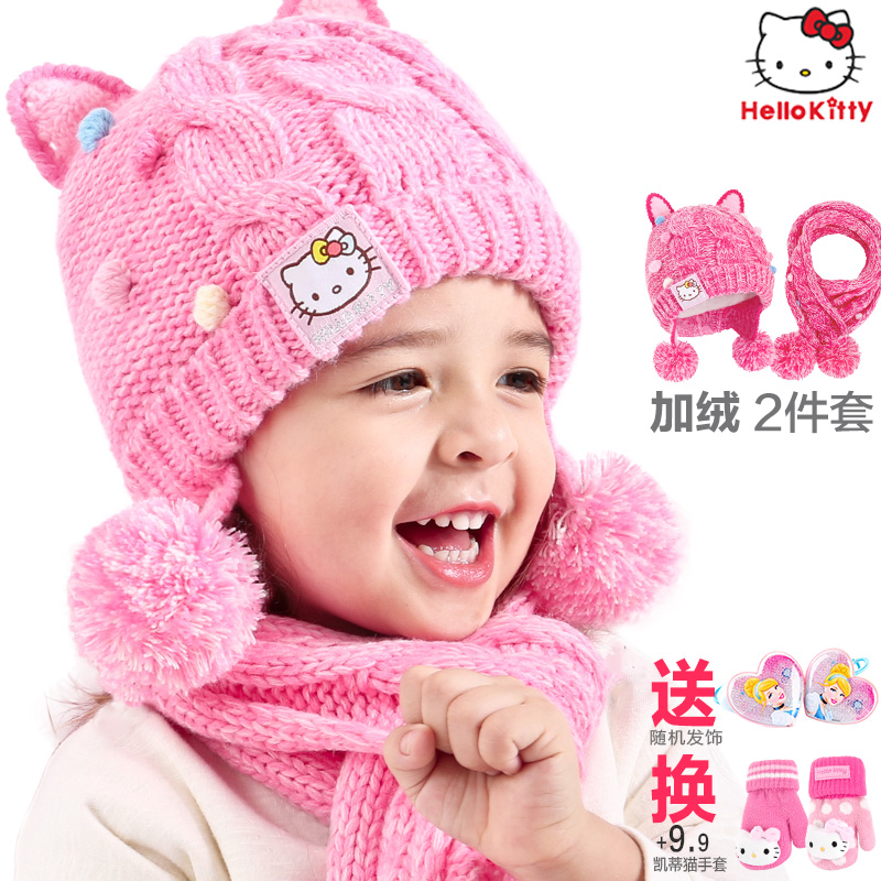 hello kitty knit hat