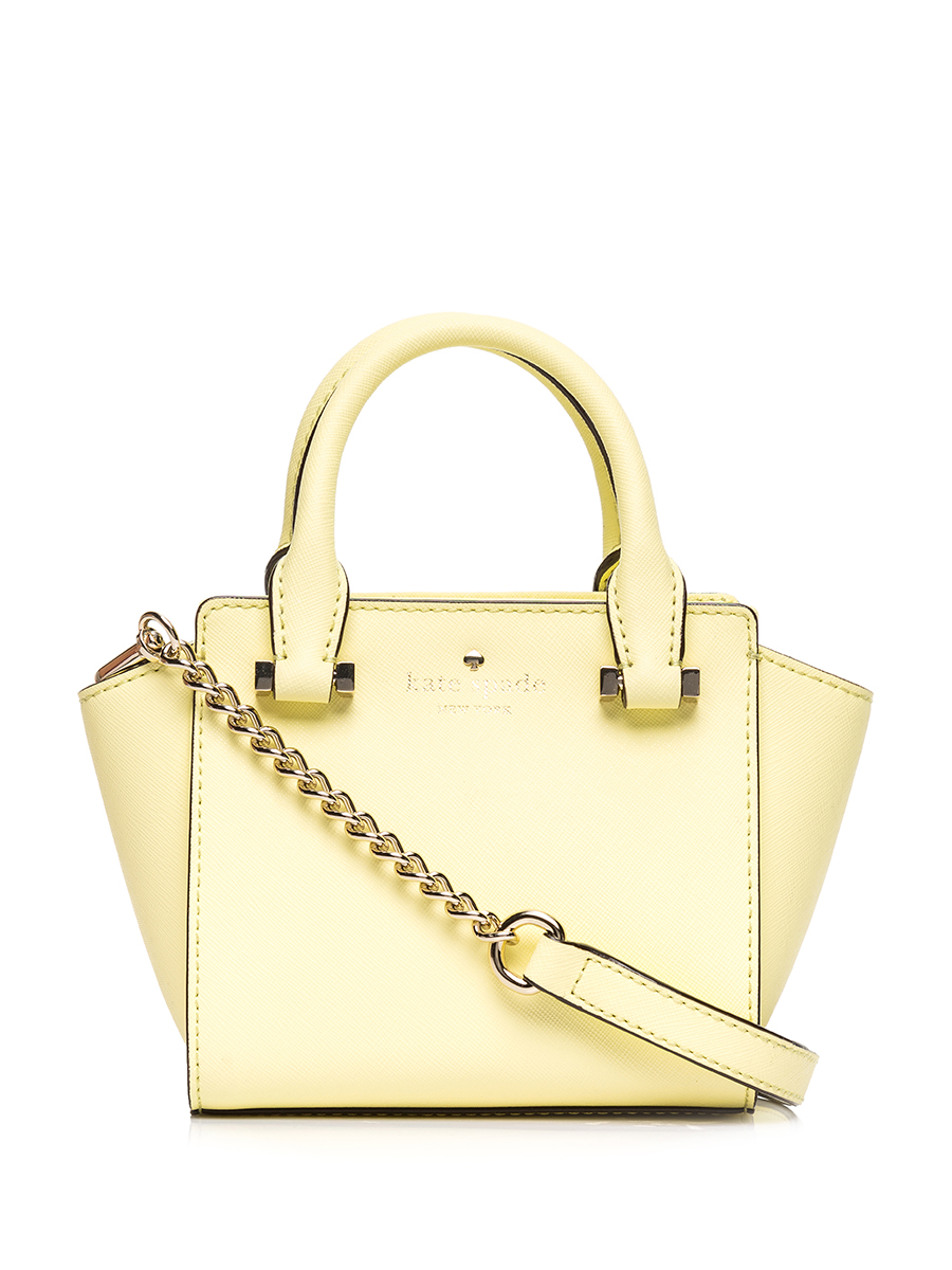 yellow purse kate spade