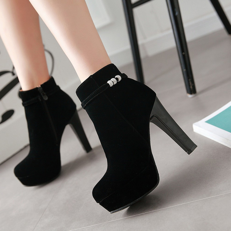 cheap heeled boots