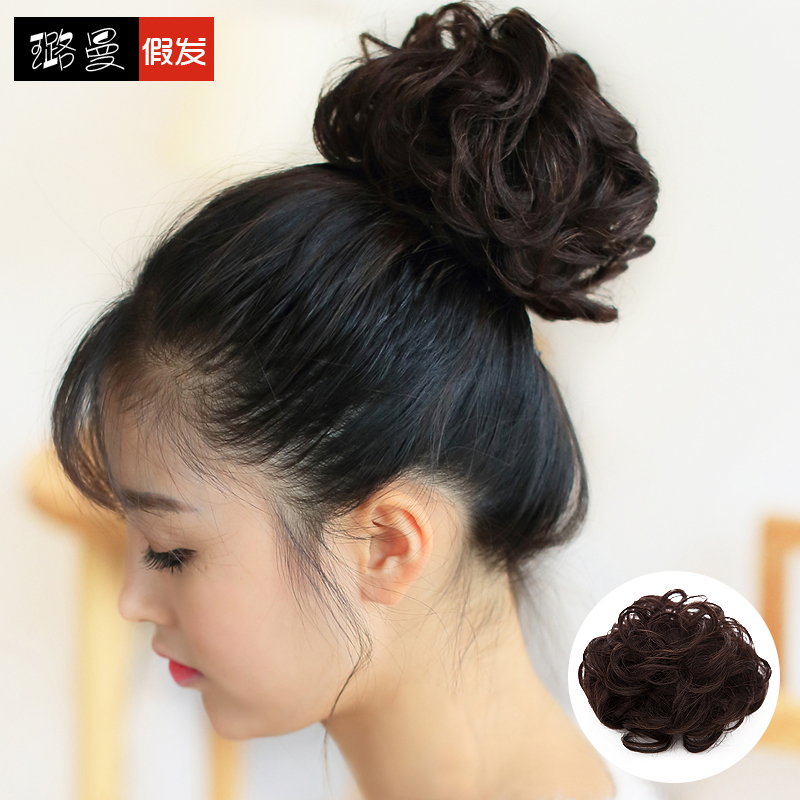 Buy Luman Real Hair Curls Package Ball Head Bud Head Fake Hair Wig