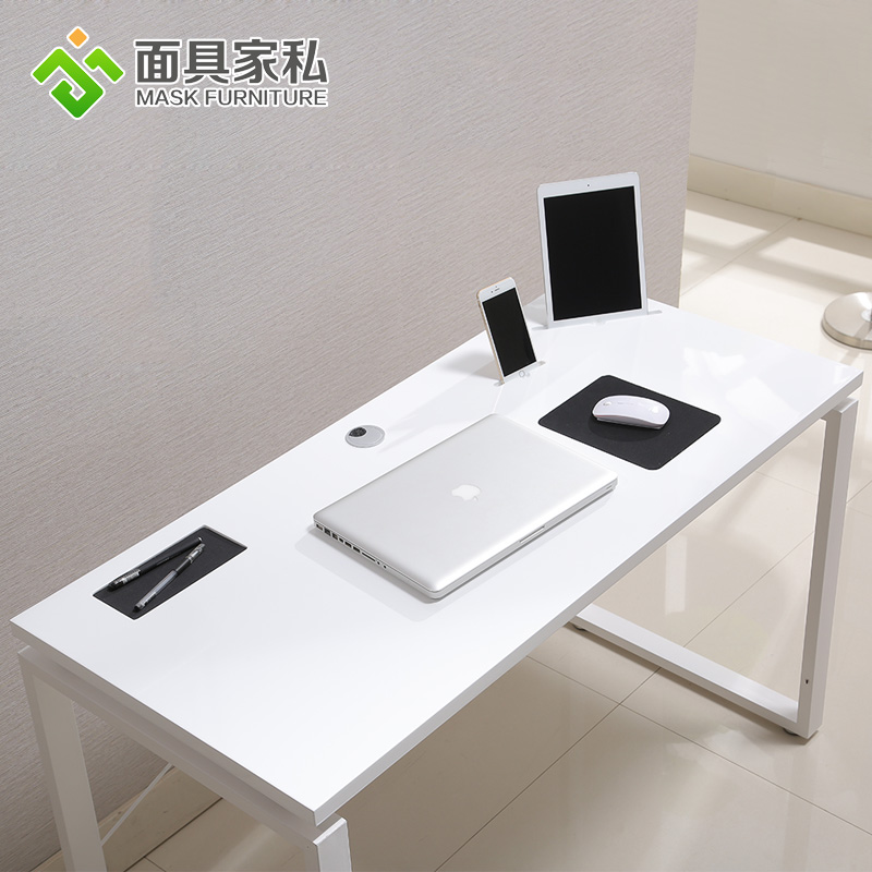 Buy White Paint Desktop Computer Desk Desk Home Minimalist Modern