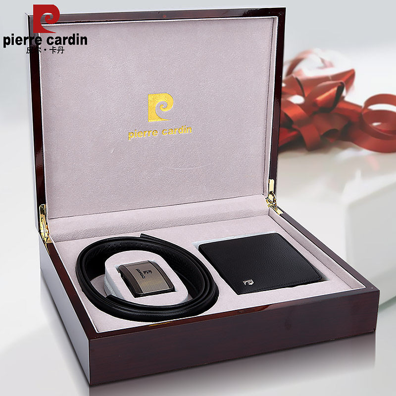 pierre cardin wallet and belt set