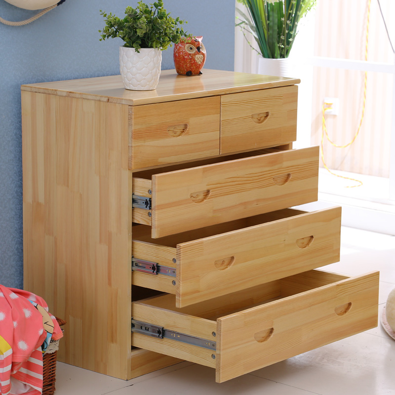 Buy Pine Wood Chest Of Drawers Cabinet Lockers Modern Minimalist