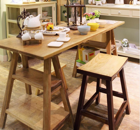 Retro American Country Wood Dining Table Desk Hotel Retro American Country Wood Dining Table Desk Hotel Restaurant Bar Tables And Chairs Combination Meal In Price On M Alibaba