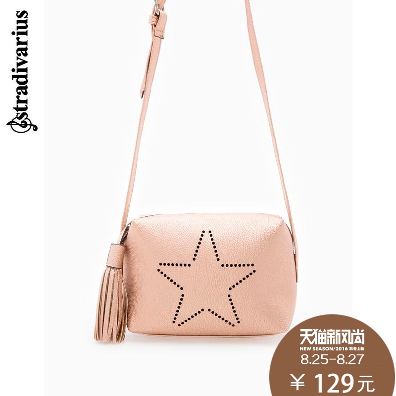 pentagram pink messenger bag