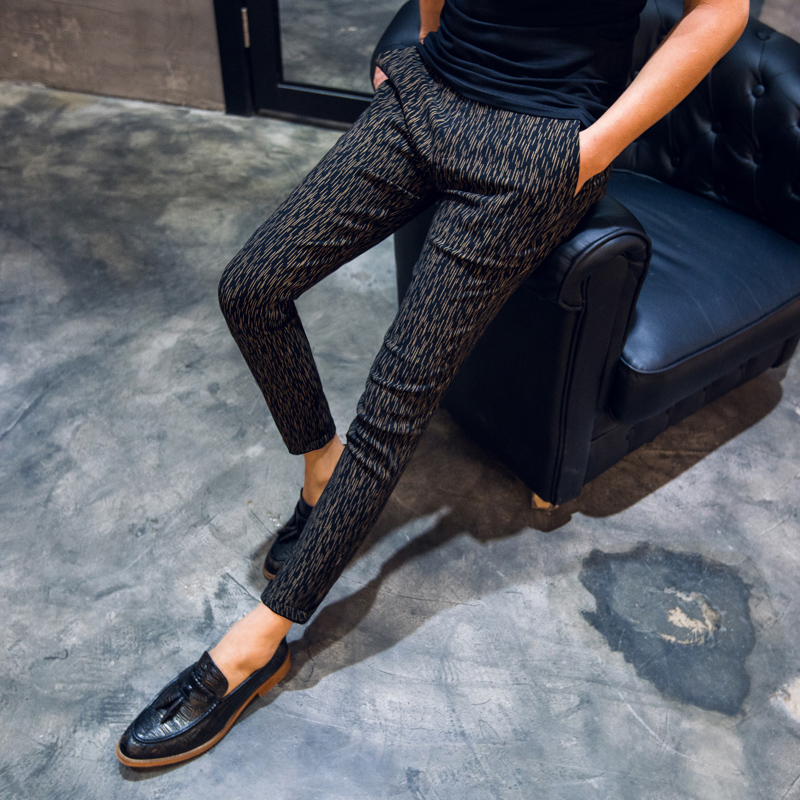striped pants mens outfit