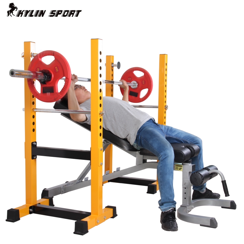 Buy Upgrade Section Split Half Box Squat Rack Weightlifting Bed